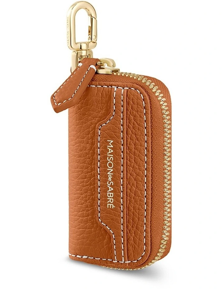 The Key Case Charm in Pecan Brown image 2
