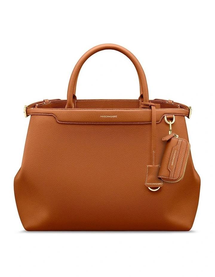 The Key Case Charm in Pecan Brown image 3