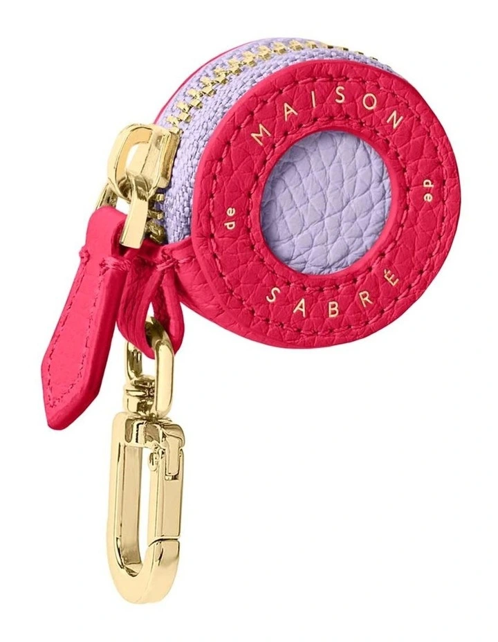 The Airtag Charm in Fuchsia Lavender image 3