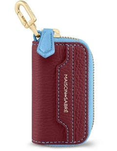 The Key Case Charm in Plum Sky