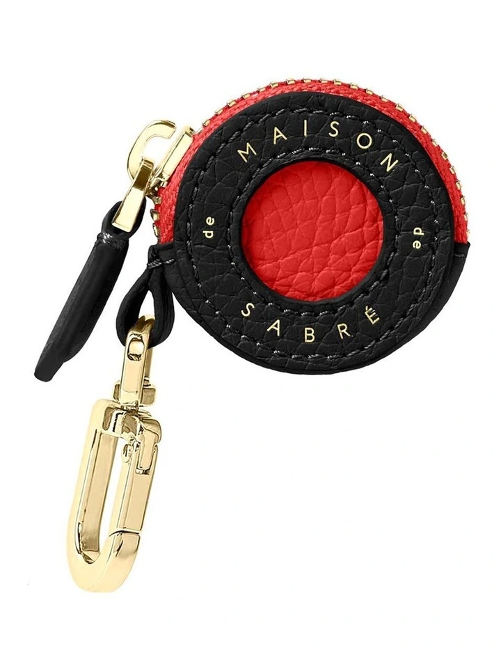 The Airtag Charm in Pomegranate Caviar image 1
