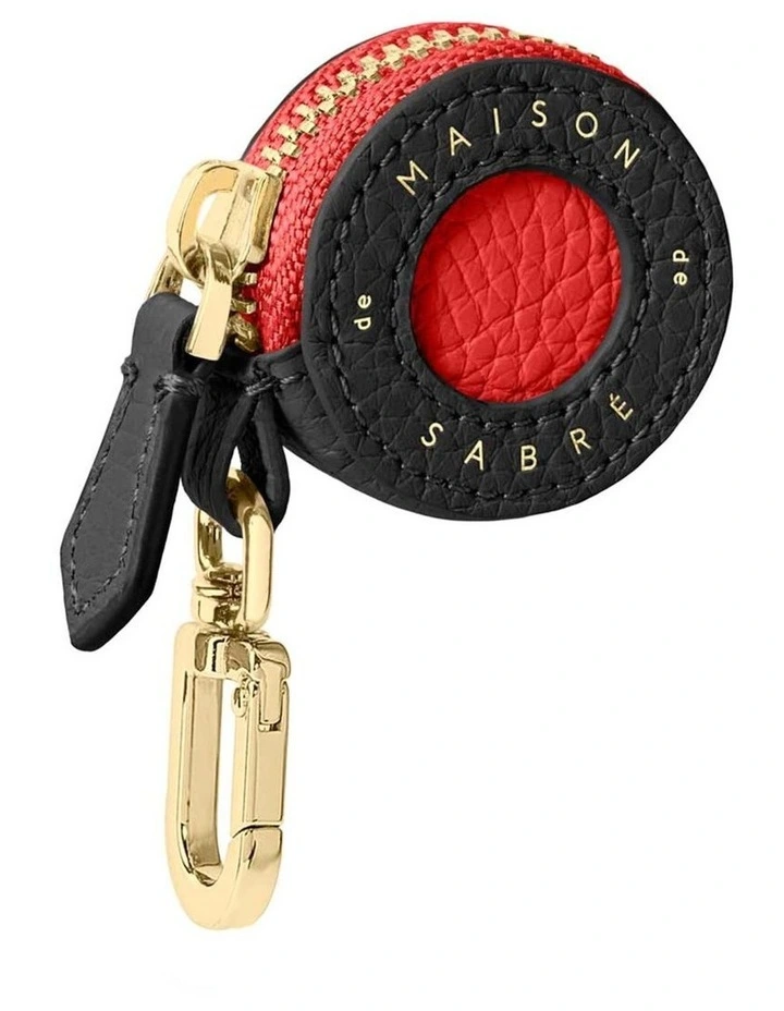 The Airtag Charm in Pomegranate Caviar image 3