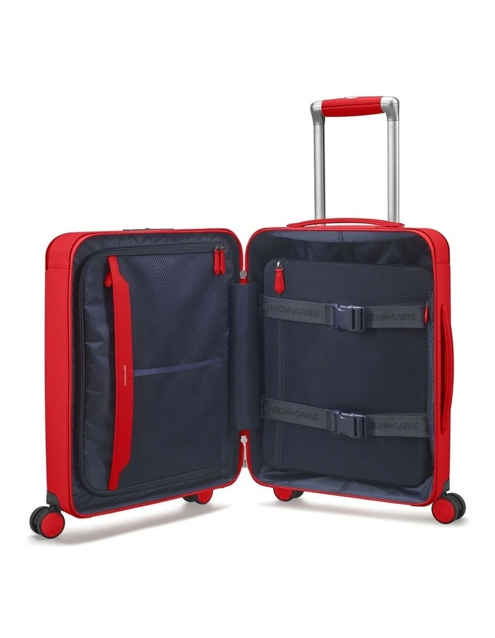 The Carry-On Suitcase in Pomegranate Red image 3