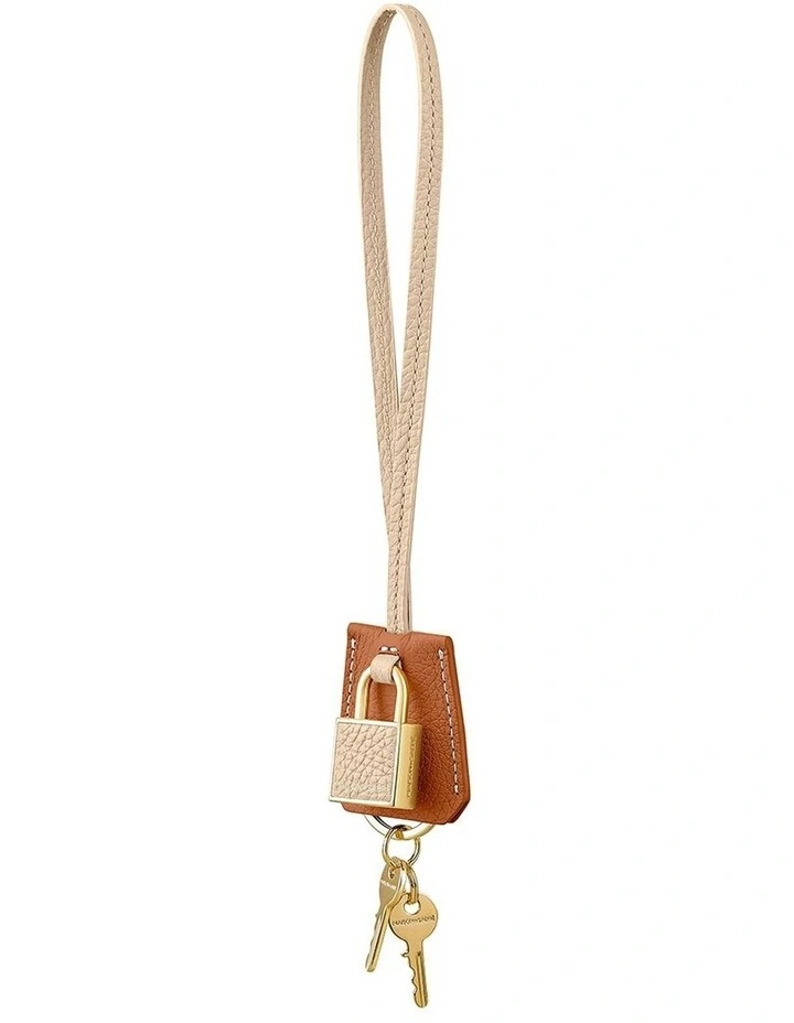 The SABRMOJI Padlock Charm in Pecan Nude image 5