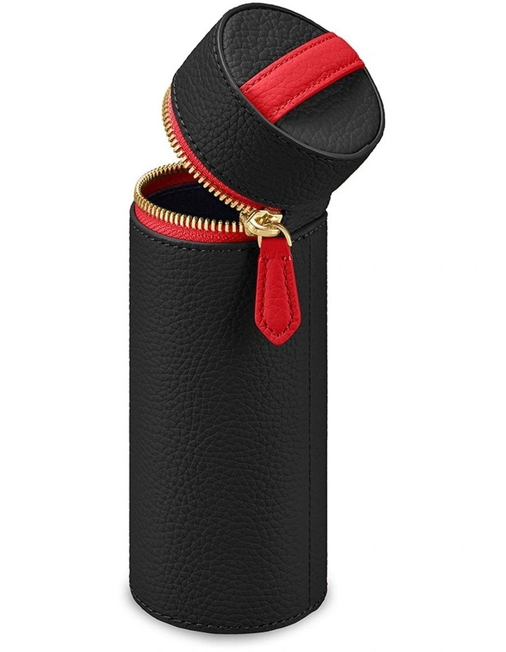 The Leather Brush Case in Rouge Noir image 4