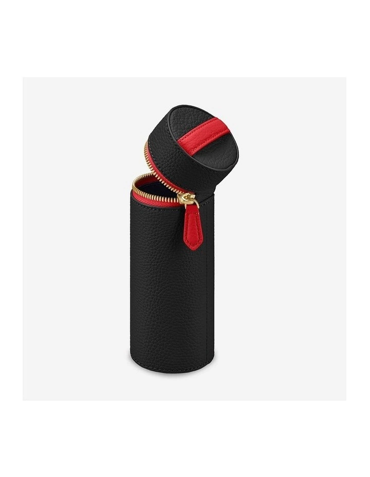 The Leather Brush Case in Rouge Noir image 4