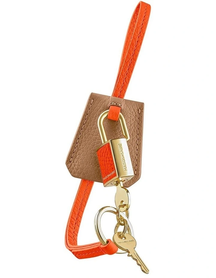 The SABRMOJI Padlock Charm in Manhattan Sandstone image 3