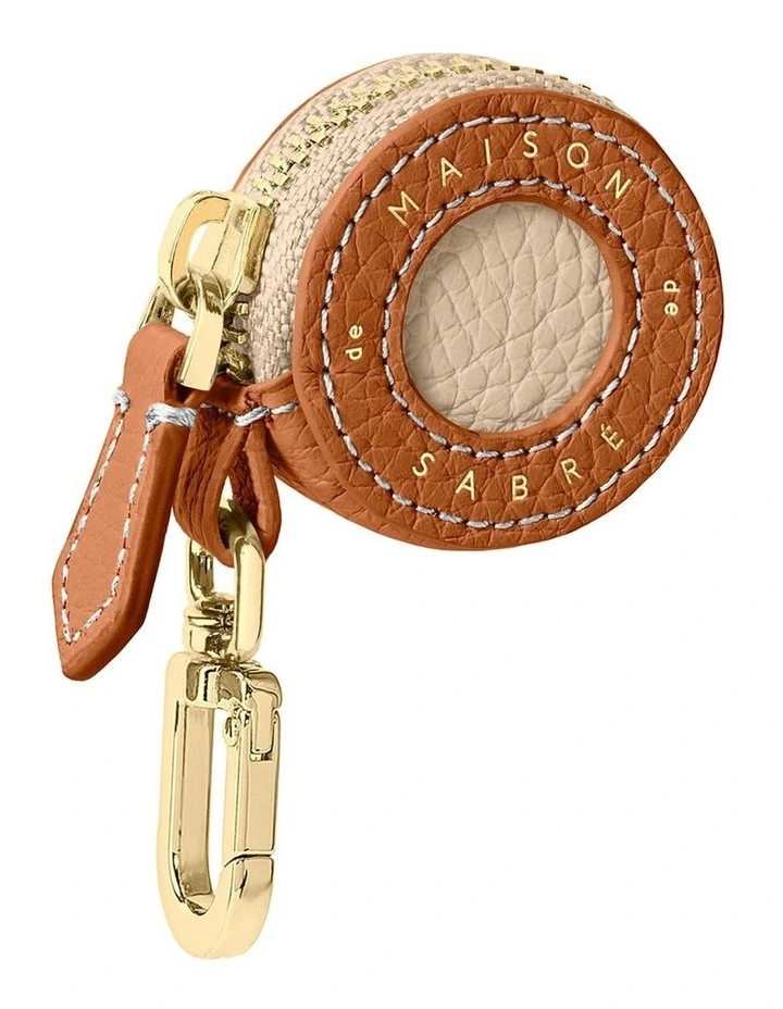 The Airtag Charm in Pecan Nude image 3
