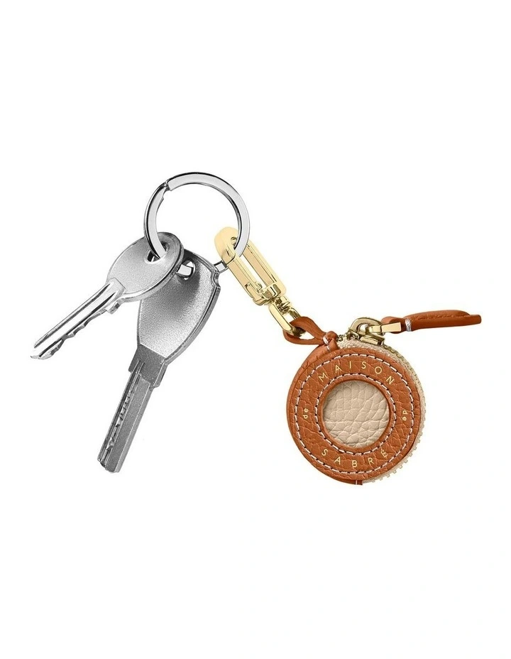 The Airtag Charm in Pecan Nude image 4