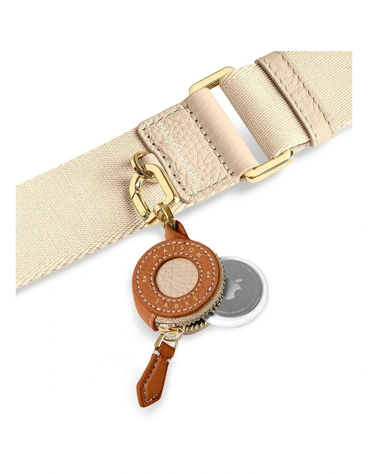 The Airtag Charm in Pecan Nude image 5