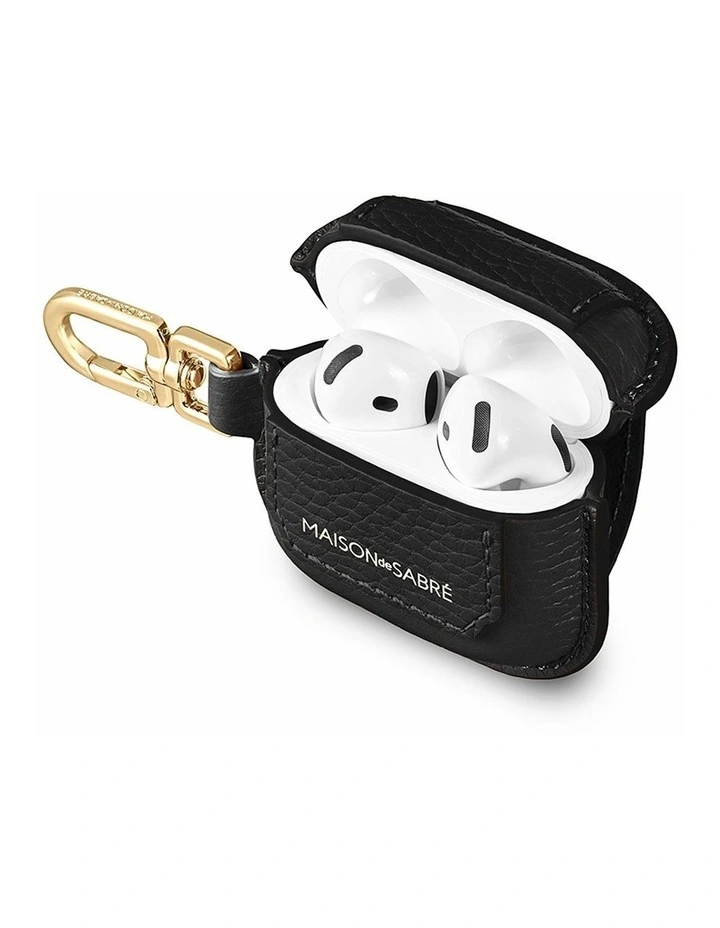 The AirPods 4 Case Charm in Black Caviar image 4