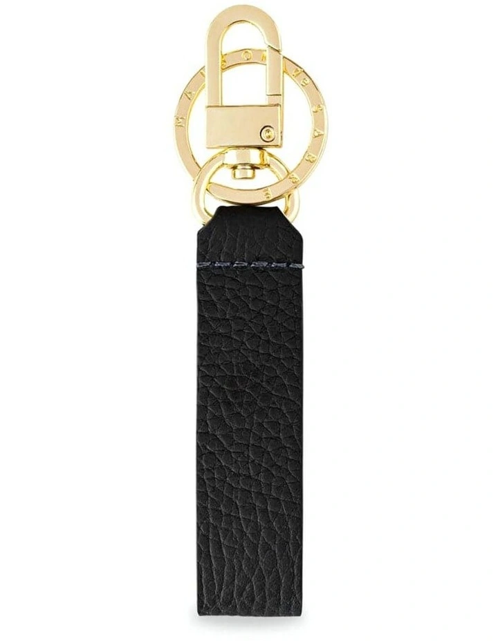 The Upcycled Keychain in Black Caviar image 1