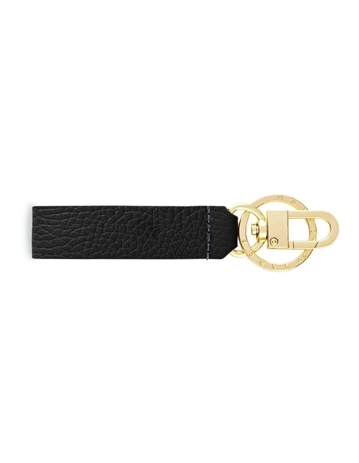 The Upcycled Keychain in Black Caviar image 2
