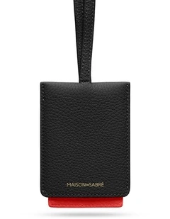 The ID Lanyard in Rouge Noir