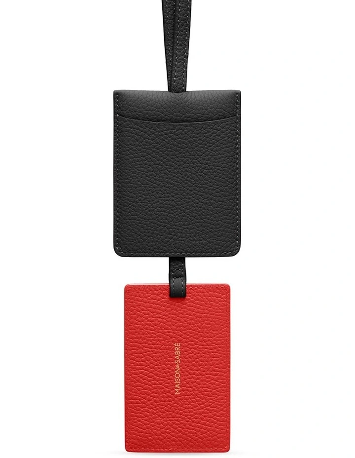 The ID Lanyard in Rouge Noir image 6