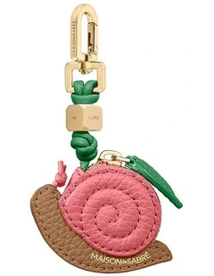 The SABRMOJI Garden Bug Charm in Snail