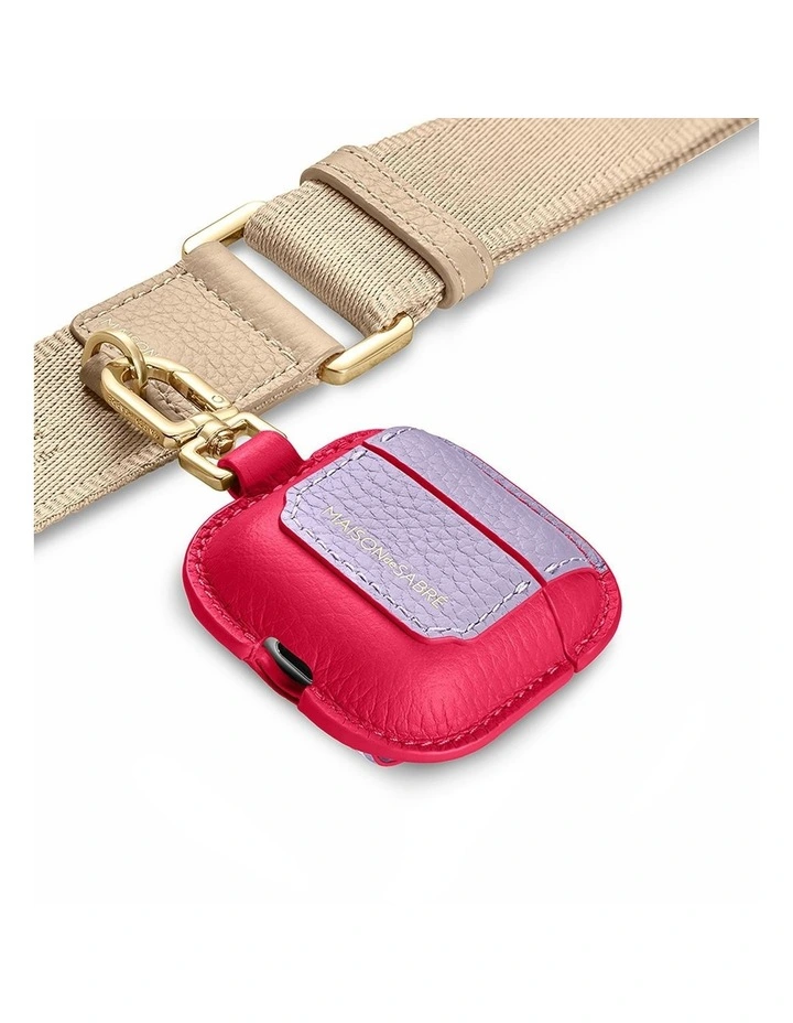 The AirPods 4 Case Charm in Fuchsia Lavender image 2