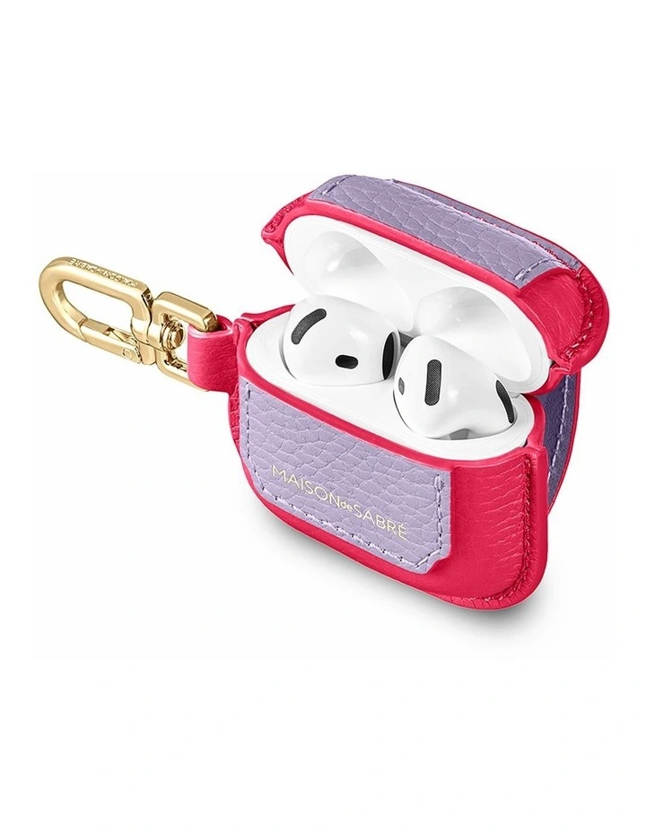 The AirPods 4 Case Charm in Fuchsia Lavender image 4