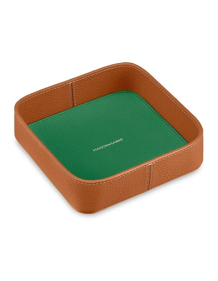 The Catchall Tray in Pecan Emerald image 3