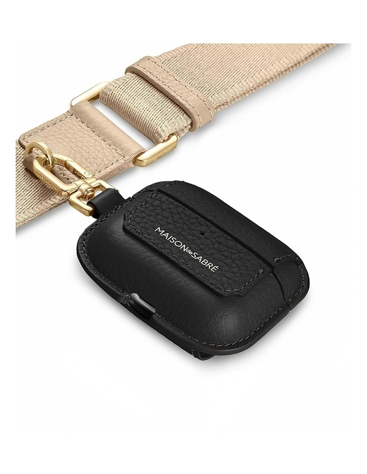 The AirPods Pro 3 Case Charm in Black Caviar image 2