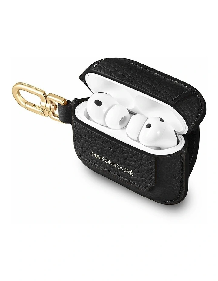 The AirPods Pro 3 Case Charm in Black Caviar image 4