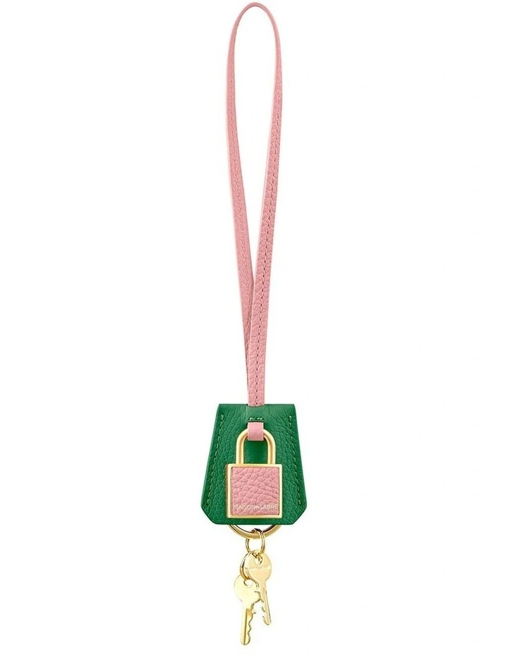 The SABRMOJI Padlock Charm in Emerald Lily image 1