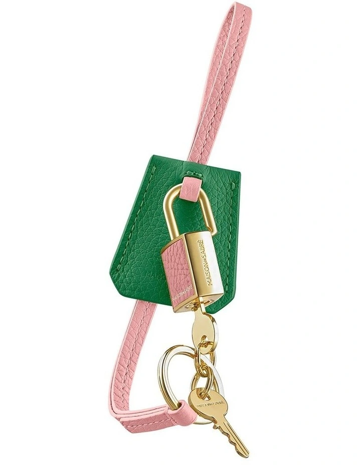 The SABRMOJI Padlock Charm in Emerald Lily image 3