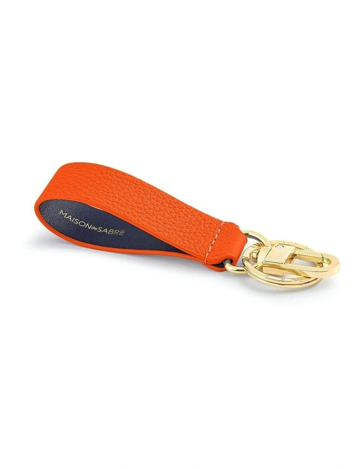 The Upcycled Keychain in Manhattan Orange image 4