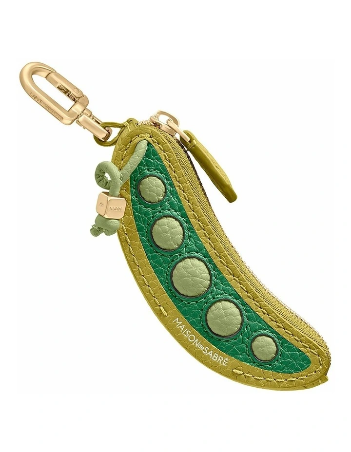 The SABRMOJI Vegetable Charm in Snap Peas image 1