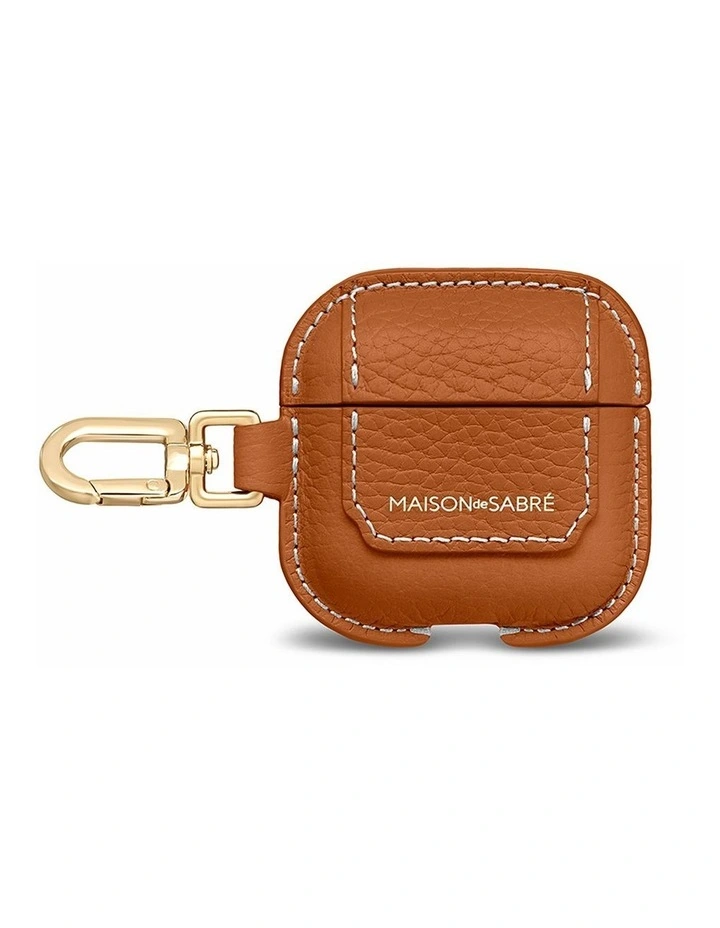 The AirPods 4 Case Charm in Pecan Brown image 1