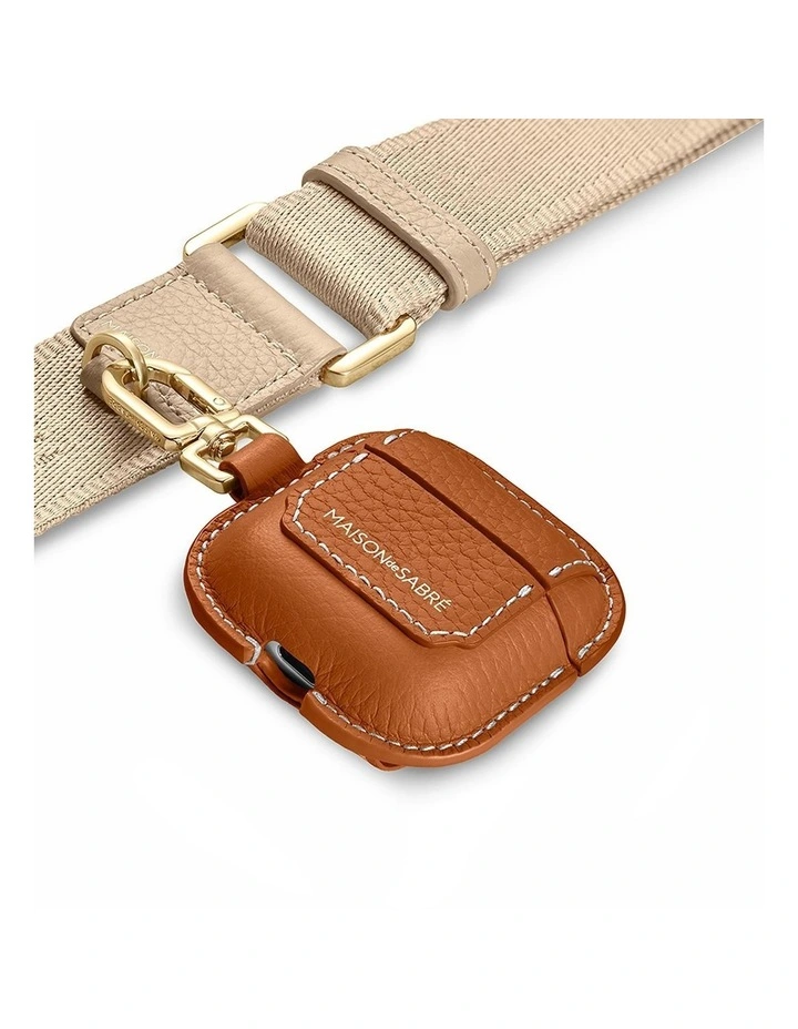 The AirPods 4 Case Charm in Pecan Brown image 2