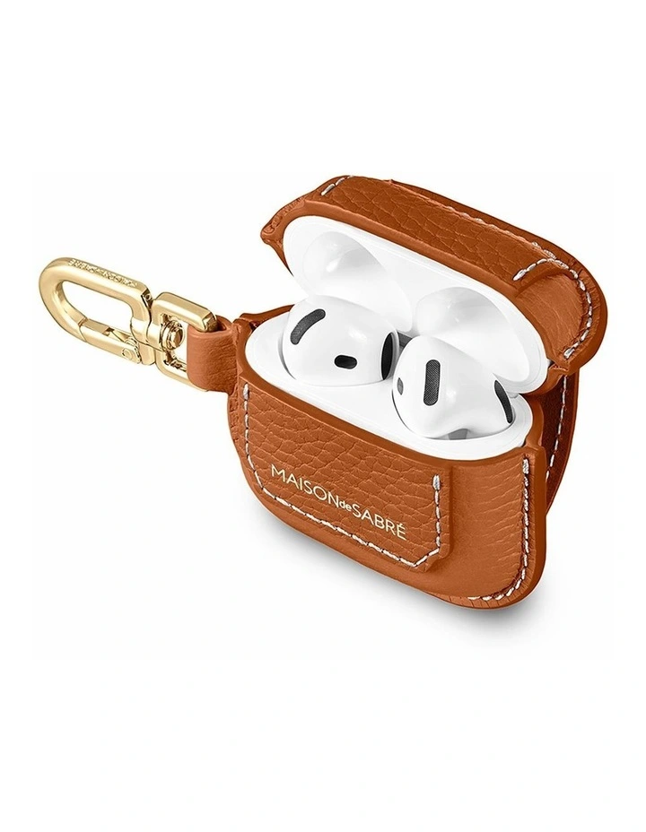 The AirPods 4 Case Charm in Pecan Brown image 4