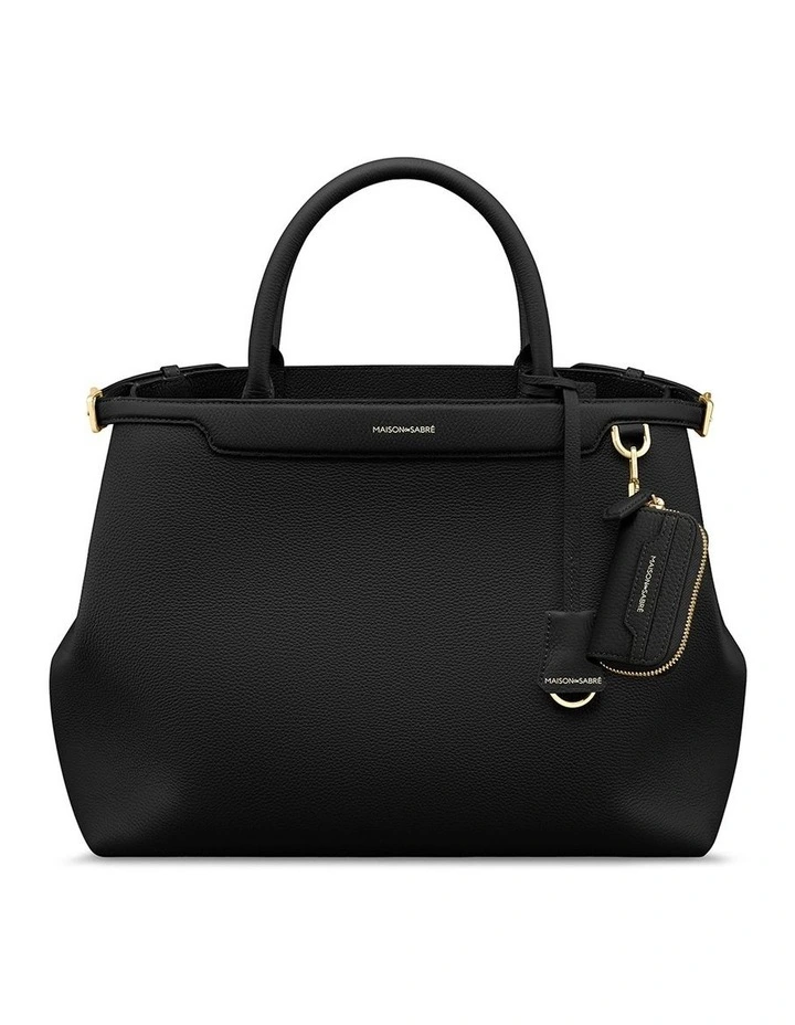 The Key Case Charm in Black Caviar image 3
