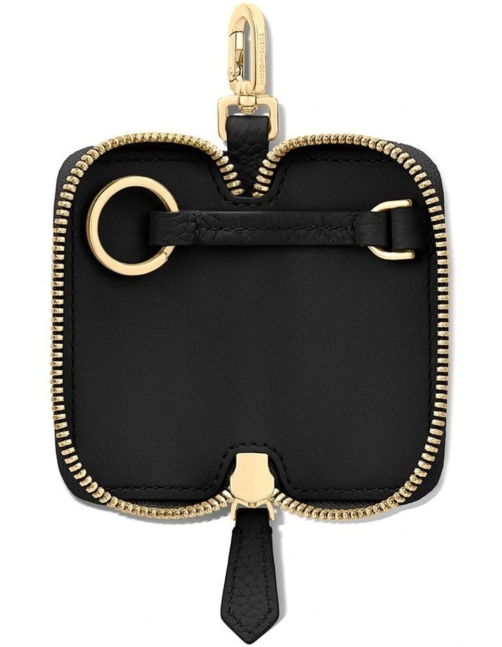 The Key Case Charm in Black Caviar image 4