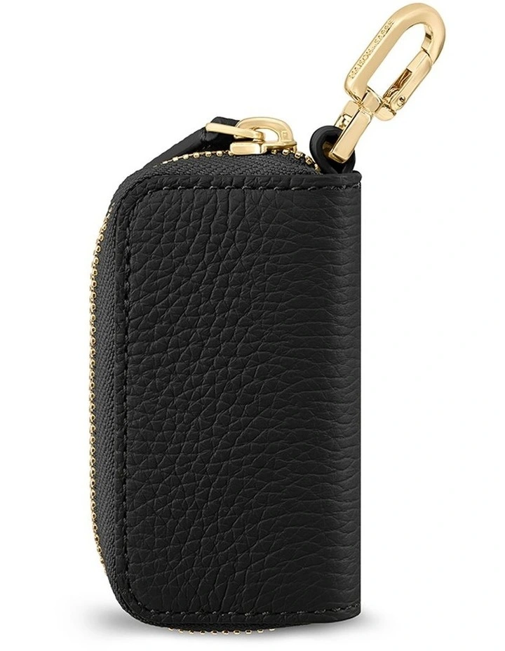 The Key Case Charm in Black Caviar image 5