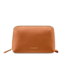 The Tech Pouch in Pecan Brown
