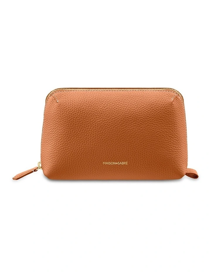 The Tech Pouch in Pecan Brown image 1