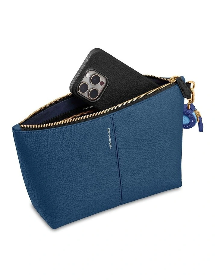 The Medium Flaire Pouch in Pacific Caviar image 2