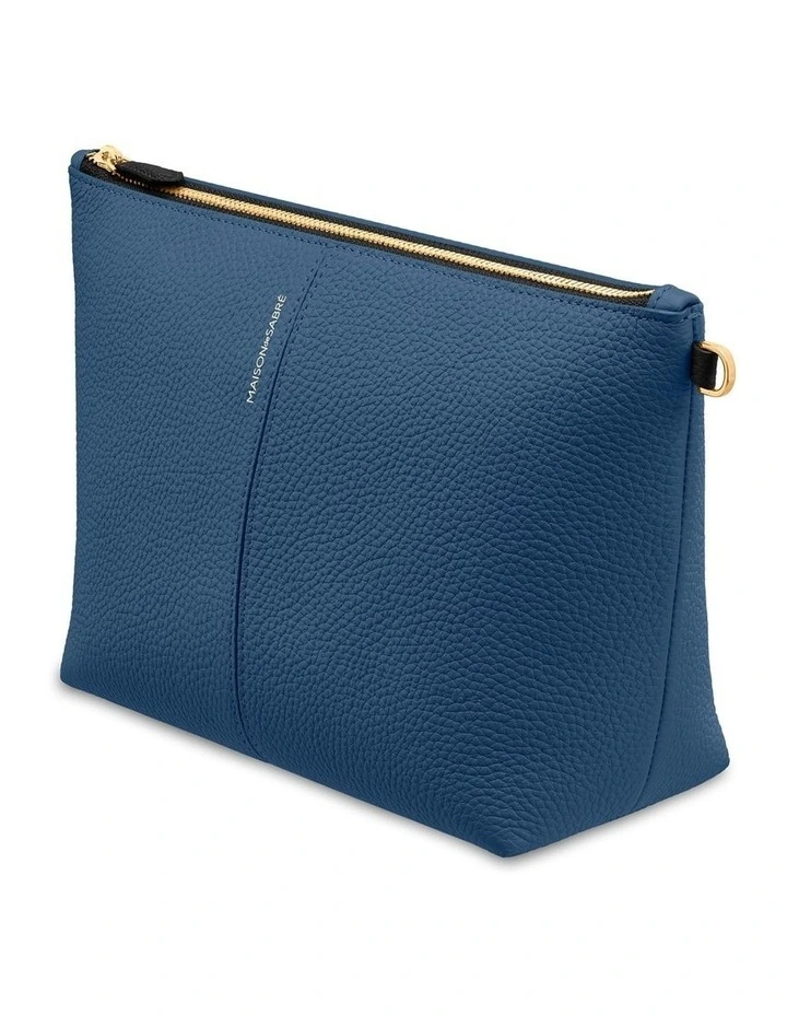 The Medium Flaire Pouch in Pacific Caviar image 4