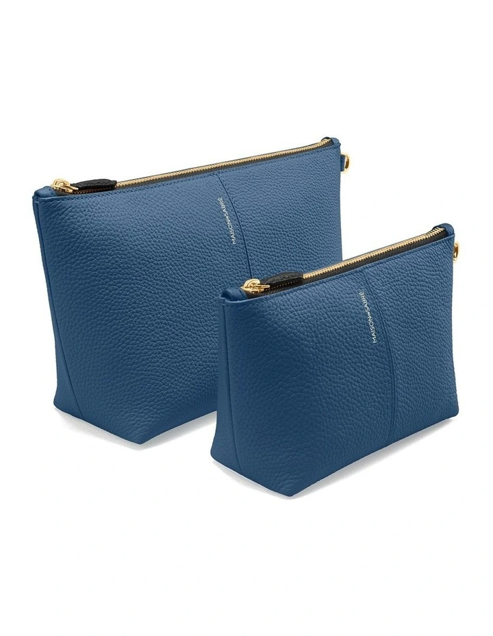 The Medium Flaire Pouch in Pacific Caviar image 6