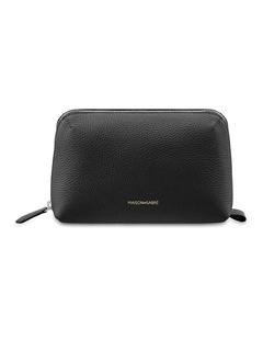 The Tech Pouch in Black Caviar