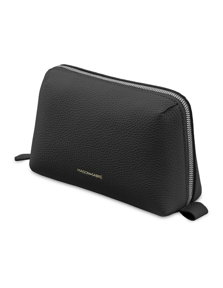 The Tech Pouch in Black Caviar image 3