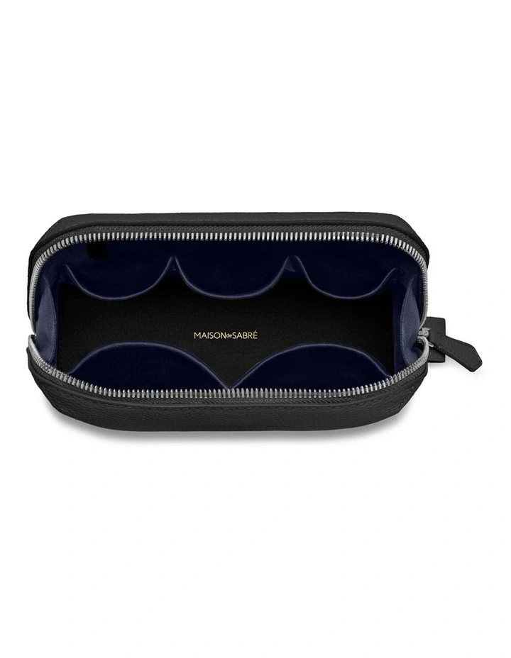 The Tech Pouch in Black Caviar image 4