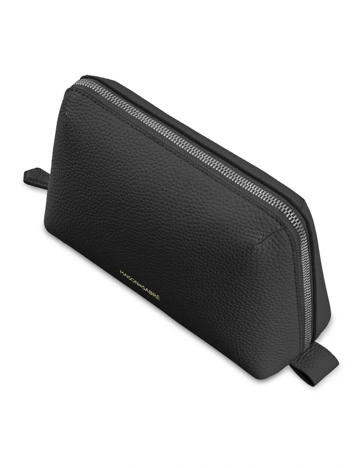 The Tech Pouch in Black Caviar image 5