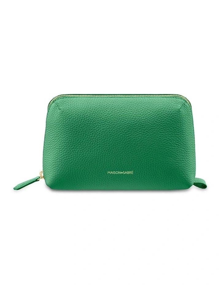 The Tech Pouch in Emerald Green image 1