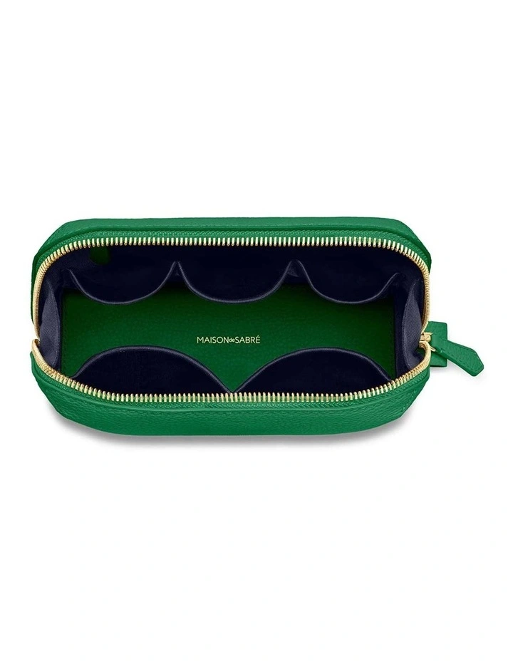 The Tech Pouch in Emerald Green image 5