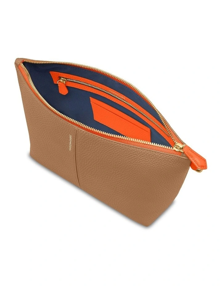 The Medium Flaire Pouch in Manhattan Sandstone image 3
