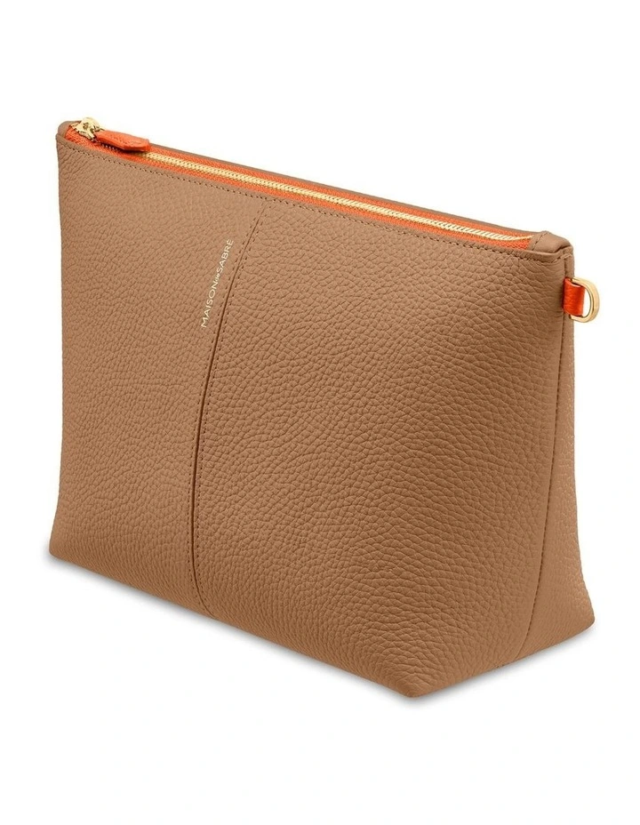 The Medium Flaire Pouch in Manhattan Sandstone image 4