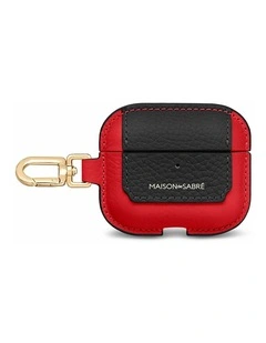 The AirPods Pro 3 Case Charm in Rouge Noir