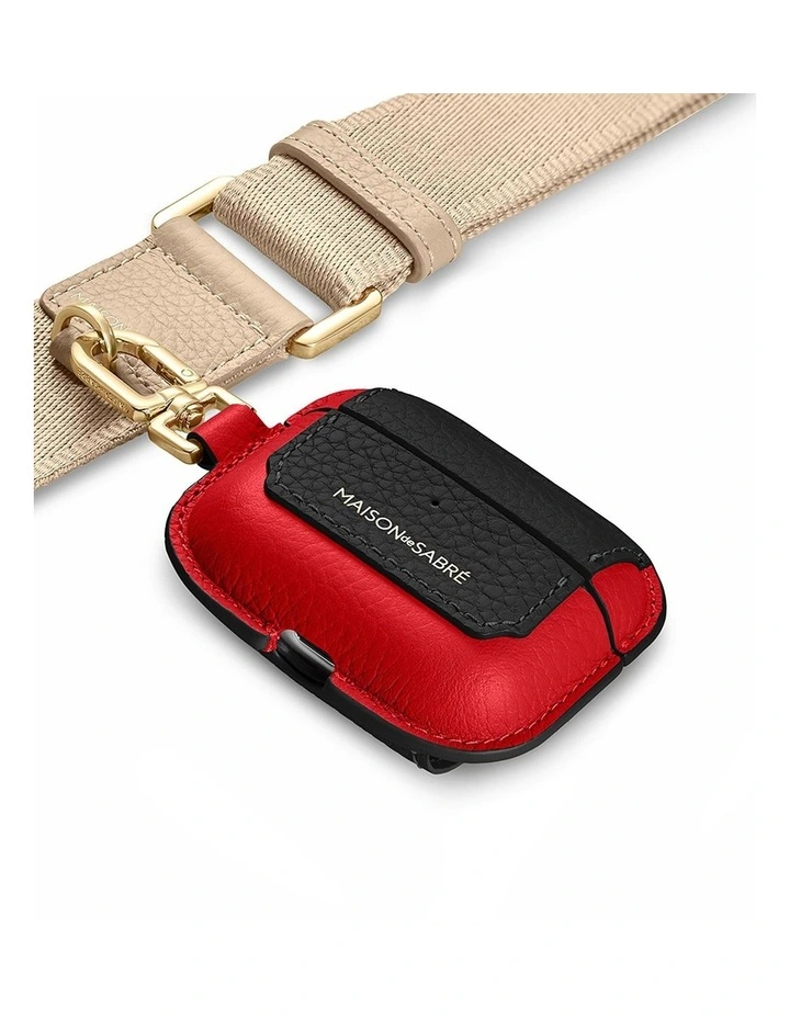 The AirPods Pro 3 Case Charm in Rouge Noir image 2